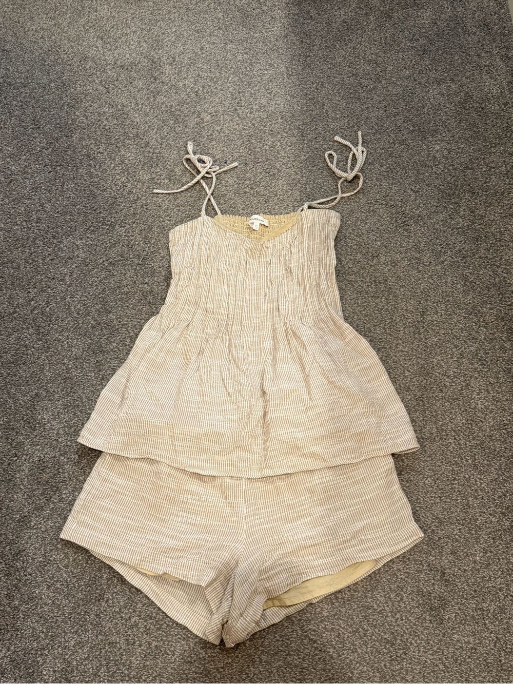 Tank and shorts cotton set from revolve